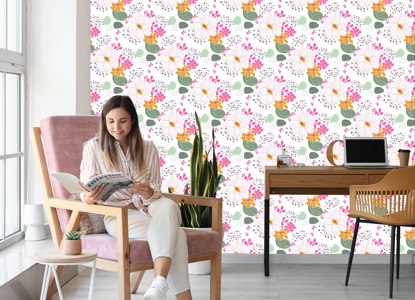 Wallpaper For Children - Beautiful Colorful Flowers