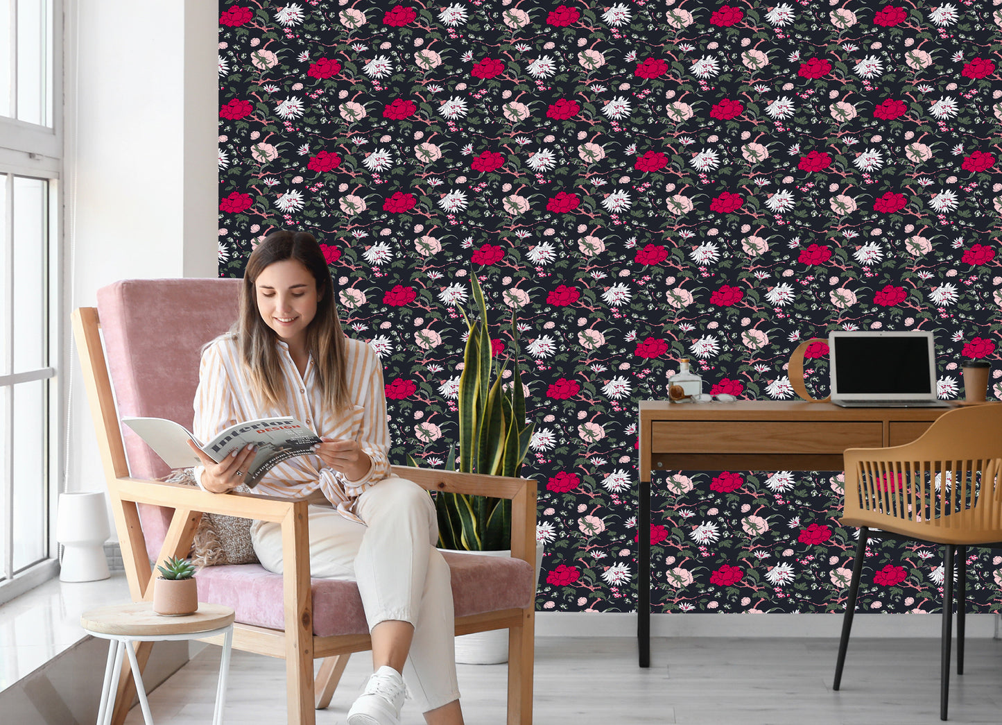 Wallpaper Vintage Flowers