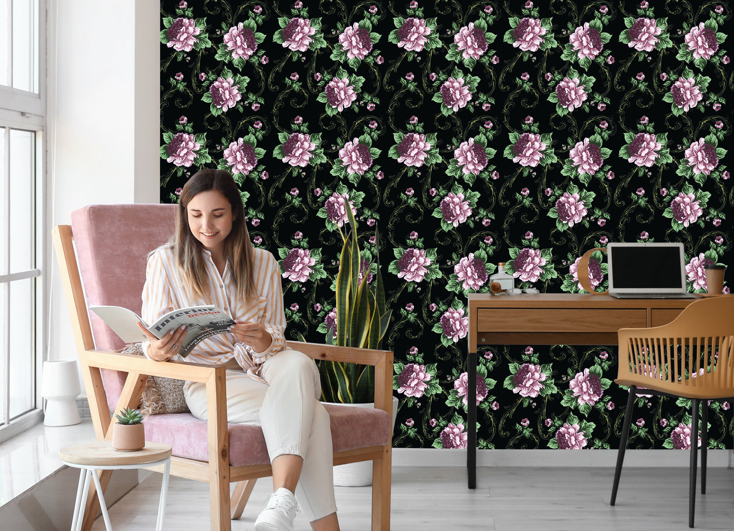 Wallpaper Blooming Flowers