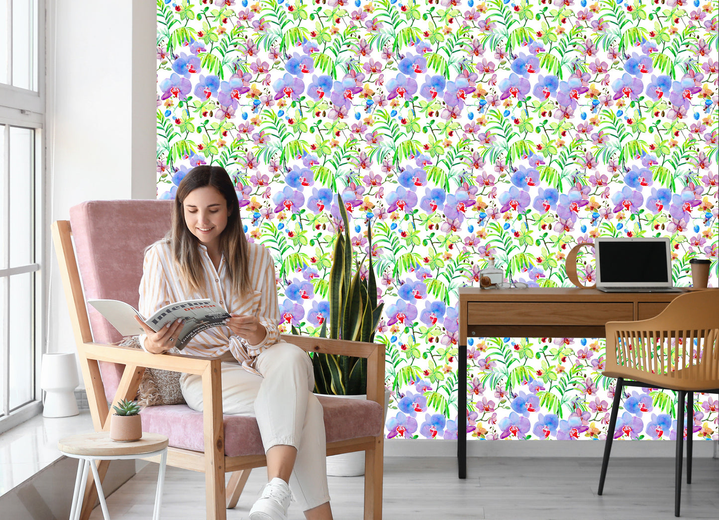 Wallpaper Orchid Orchids Plants Flowers For Living Room