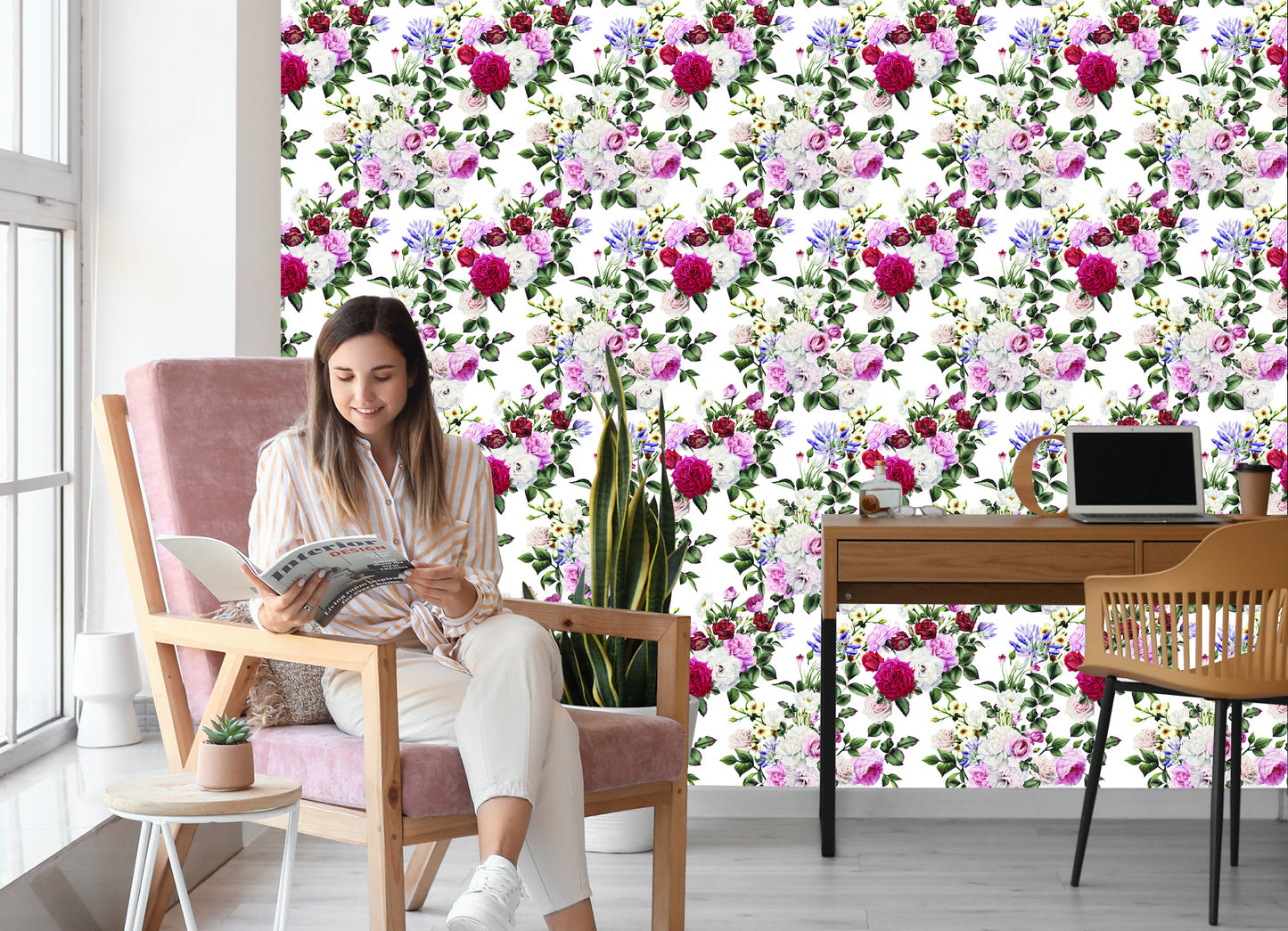 Wallpaper Floral Composition