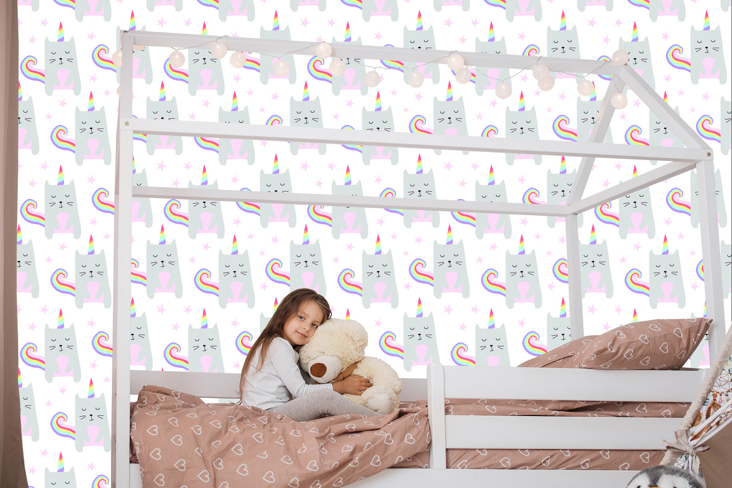 Wallpaper For Girl, Animals, Kittens, Stars