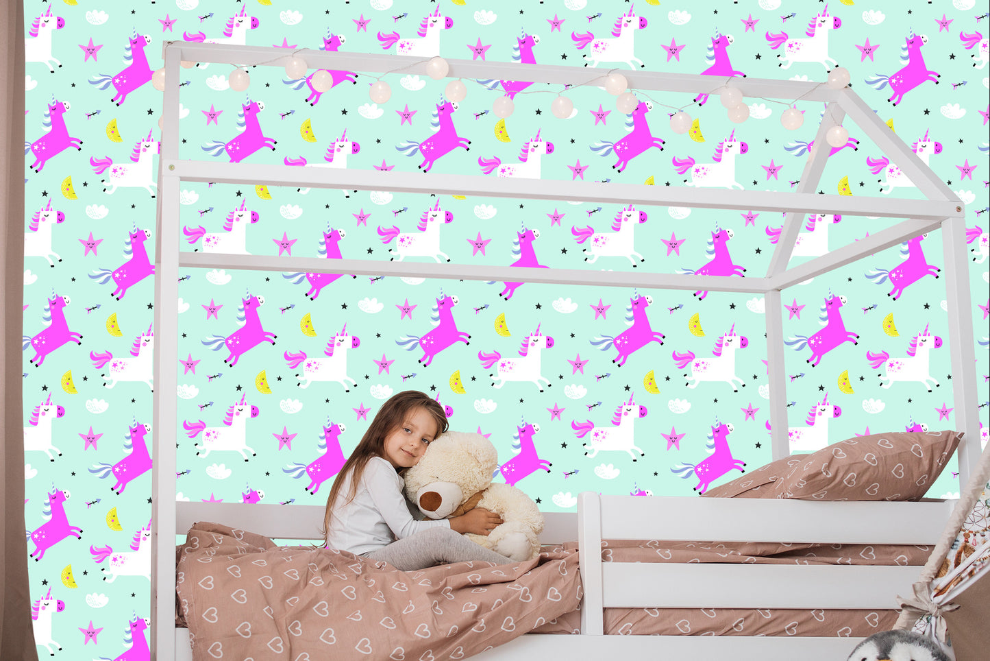 Wallpaper For Girls Unicorns The Stars Of The Moons