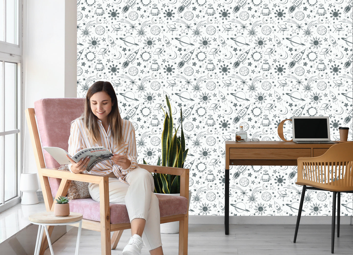 Wallpaper Black And White Galaxy