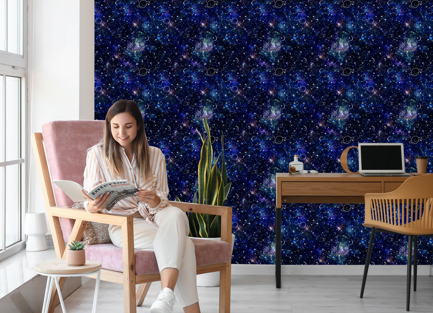 Wallpaper Cosmic Star Constellations