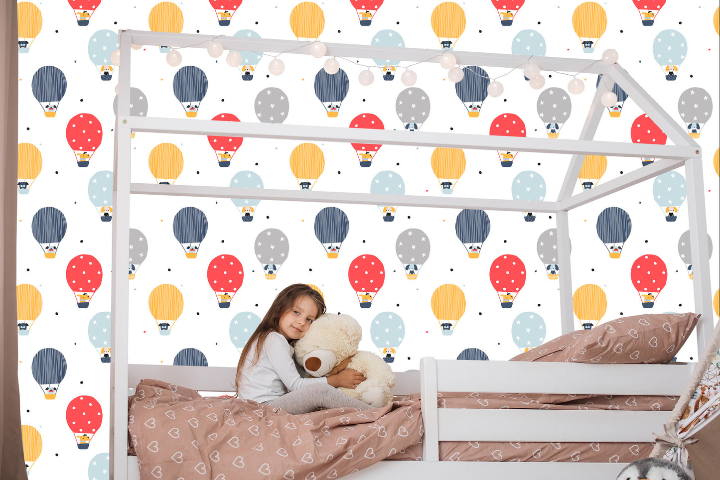 Wallpaper Dogs In Balloons