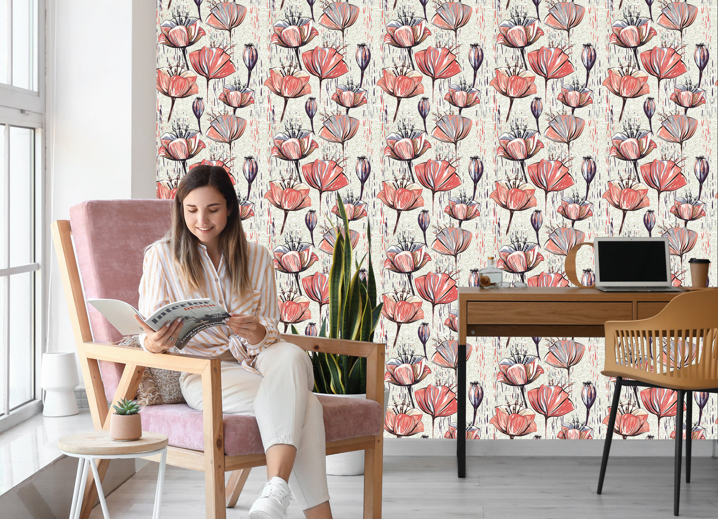 Wallpaper Tulips