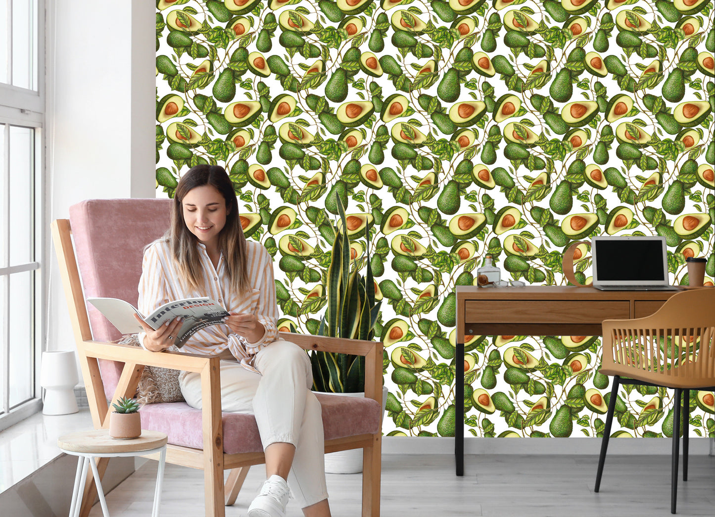 Wallpaper For The Kitchen - Healthy Avocados