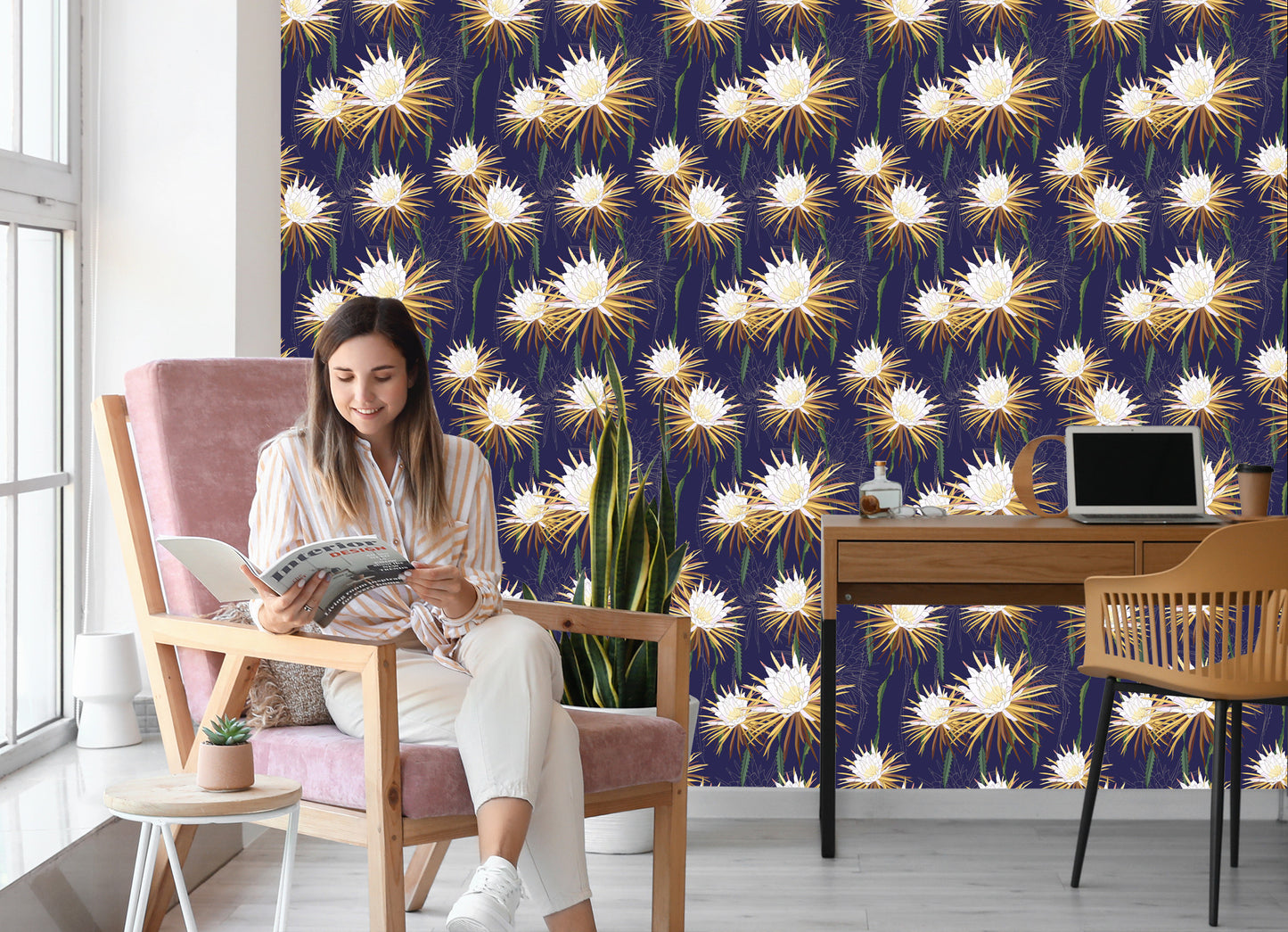 Wallpaper Bright Flowers