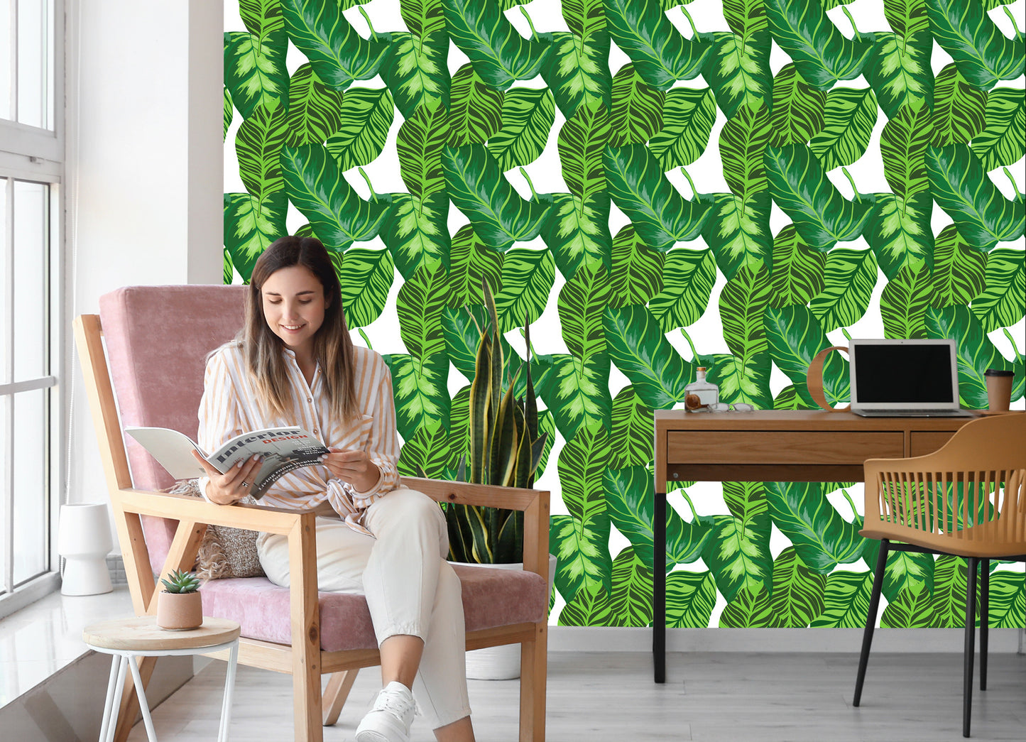 Wallpaper Beautiful Exotic Leaves
