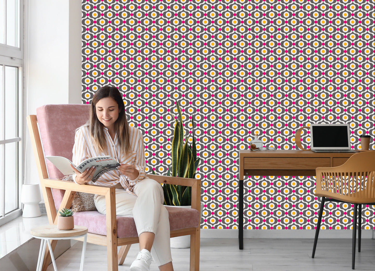 Wallpaper Colorful Retro Patterns