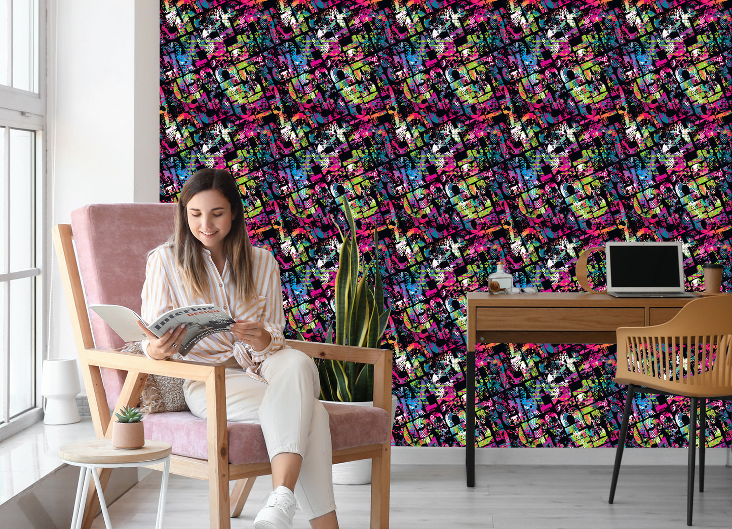 Wallpaper Graffiti In A Girly Version