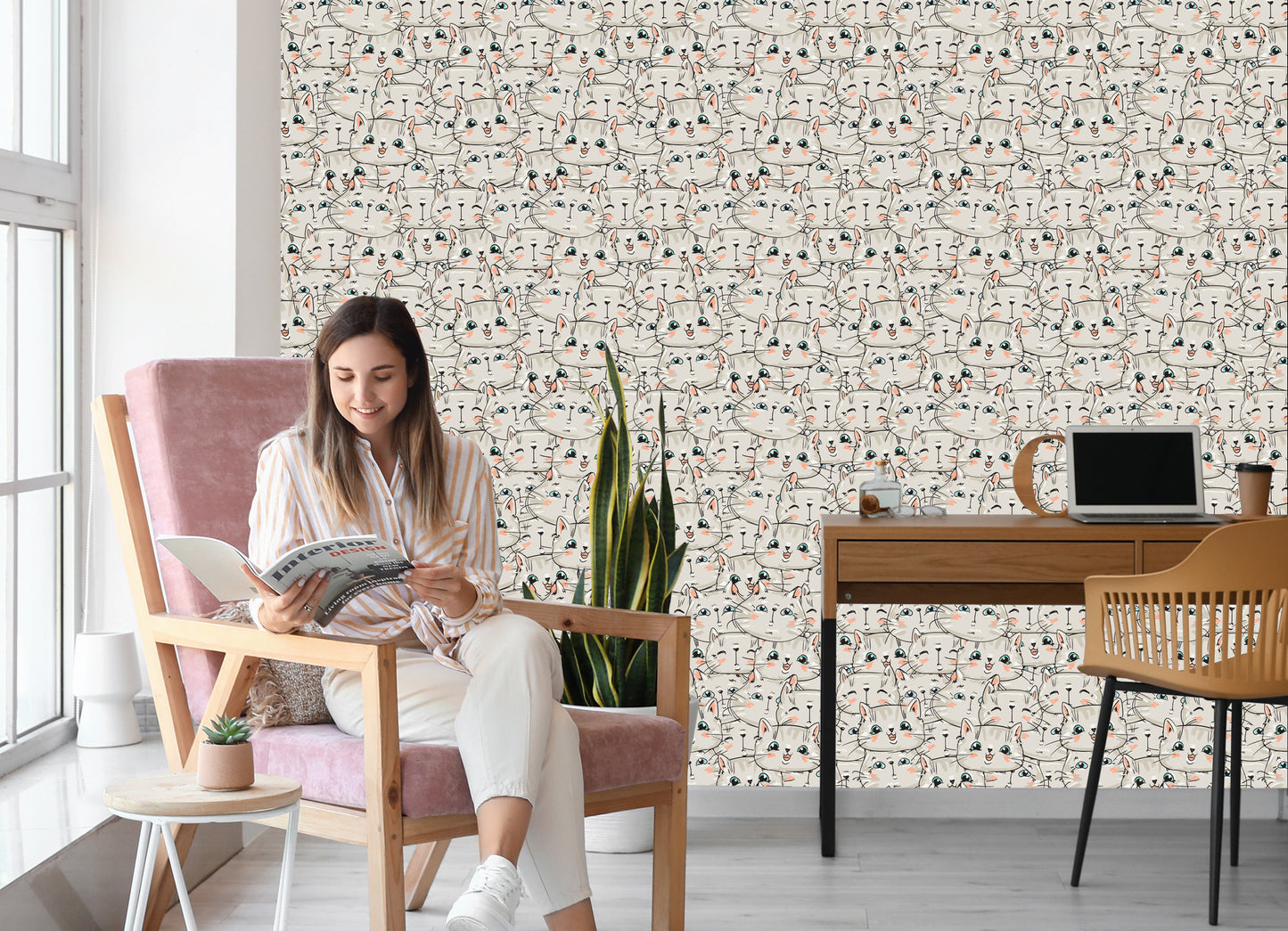 Wallpaper For Children - Little Cats
