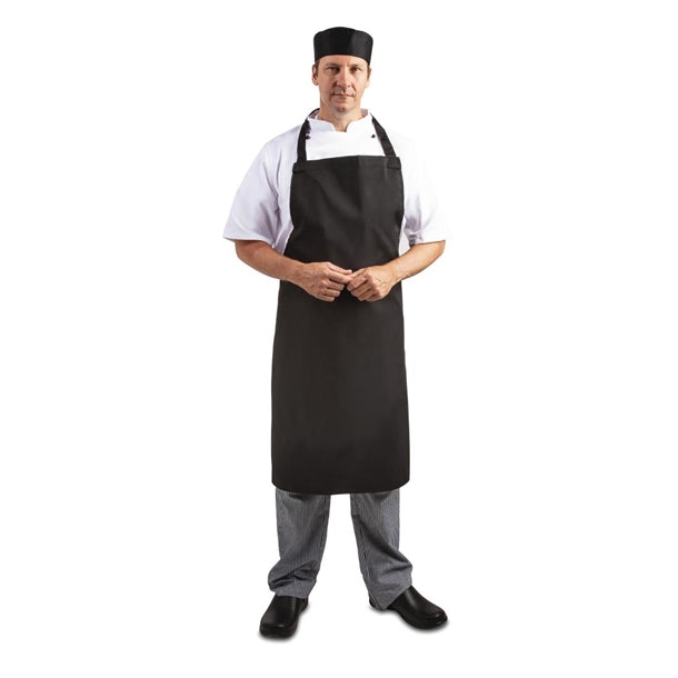 Whites Bib Aprons Black (5 Pack) sa816