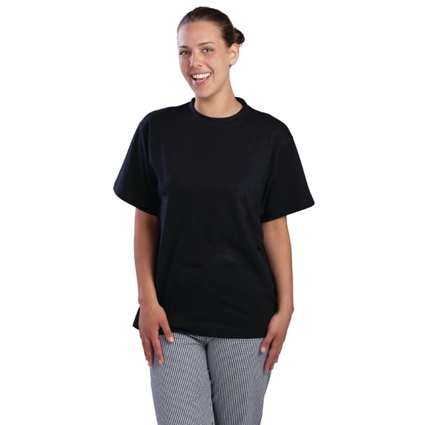 Nisbets Essentials T-Shirts Black (2 Pack) p_bb478