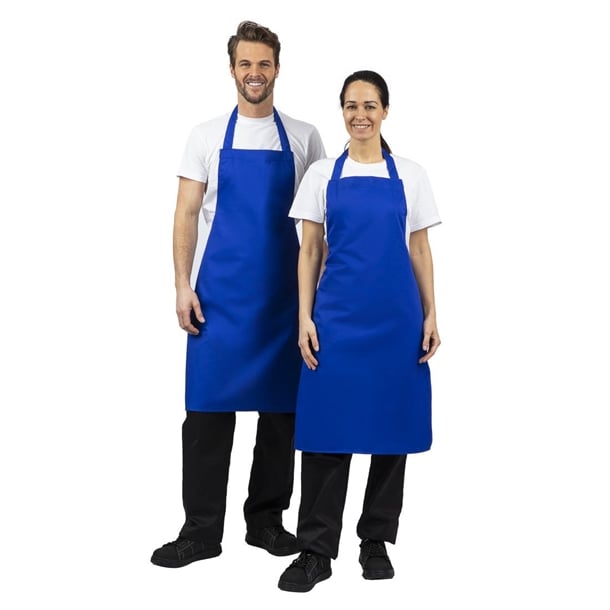 Whites Bib Apron Royal Blue a542