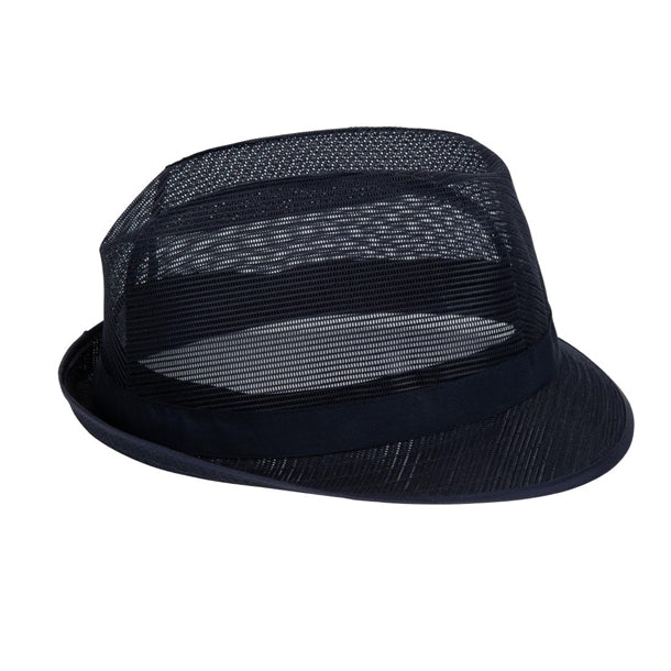 Trilby Hat Navy Blue p_a652