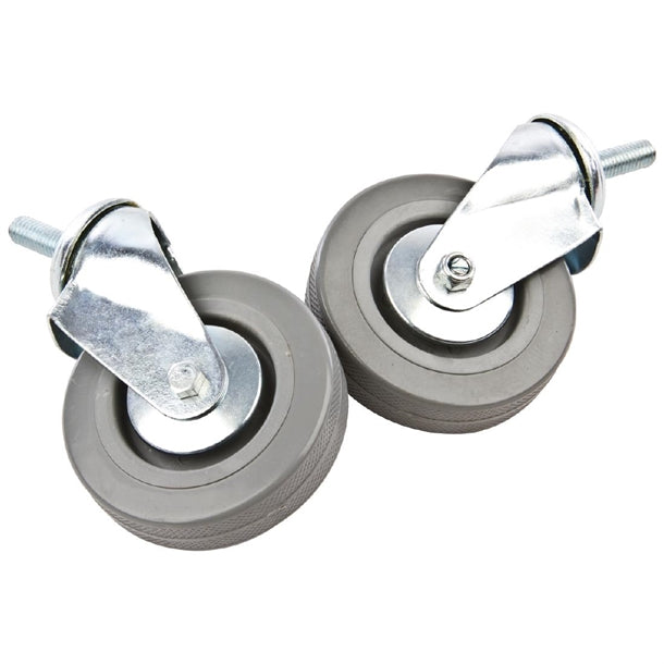 Vogue Stainless Steel Trolley Castors (Set of 2) ac679