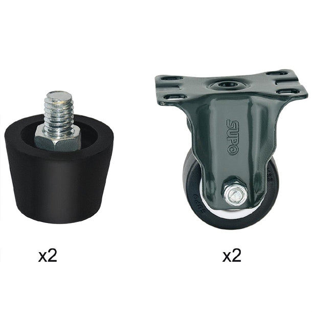 Buffalo Complete Feet & Standard Castors (Set of 4) al006