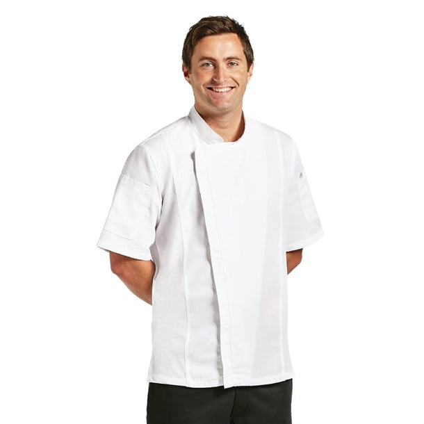 Chef Works Springfield Mens Chef Jacket White p_b471
