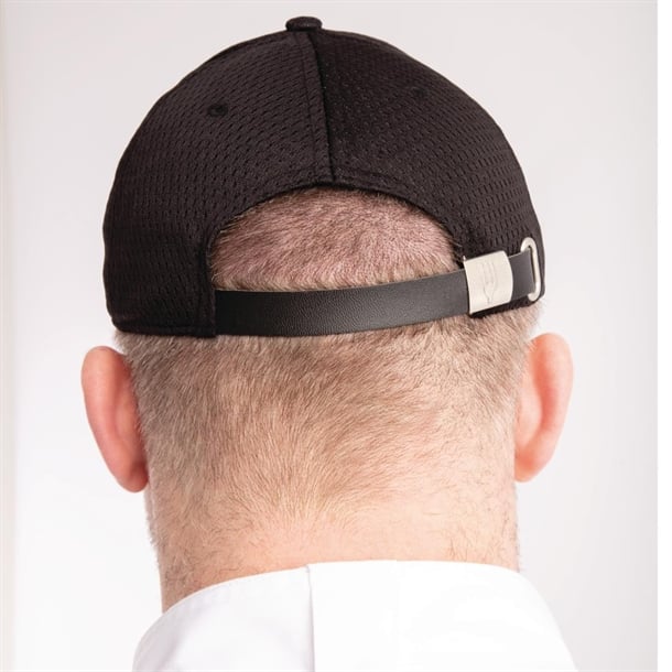 Chef Works Cool Vent Baseball Cap Black b496