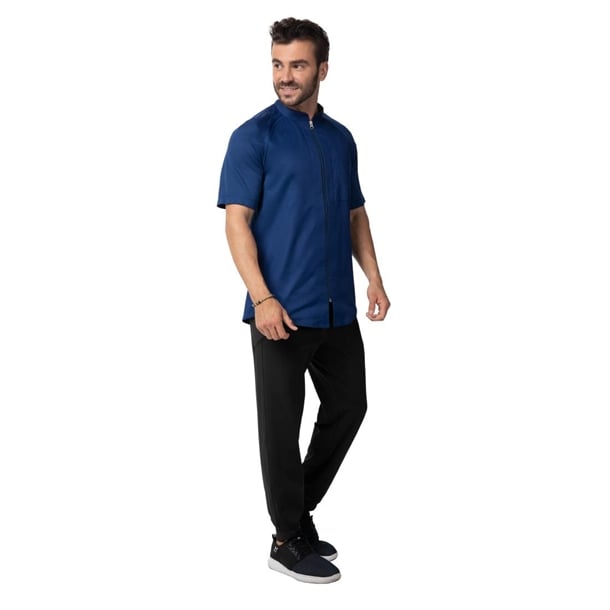 Chef Works Arcadia Sustainable Unisex Chef Jacket Ocean Blue p_ba077