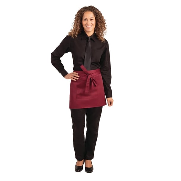 Whites Waist Apron Burgundy bb177
