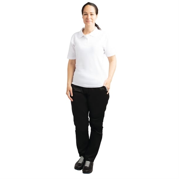 Ladies Polo Shirt White p_bb473