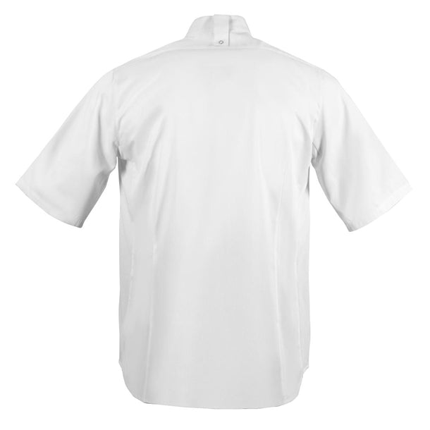 Southside Band Collar Unisex Chef Jacket White p_bb702