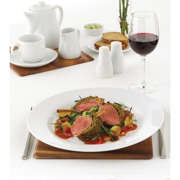 Olympia Whiteware Pepper Shakers 90mm (12 Pack) c214