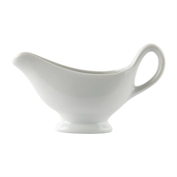 Olympia Whiteware Gravy Boats 180ml (6 Pack) c243