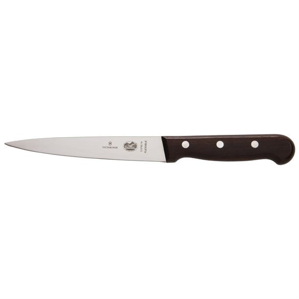 Victorinox 6-Piece Rosewood Knife Set with 20cm Chef Knife & Wallet s188