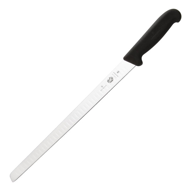 Victorinox Fibrox Scalloped Salmon Knife Black 30.5cm c664