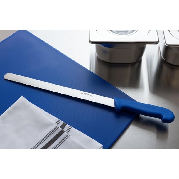 Hygiplas Serrated Slicer Blue 30.5cm c856
