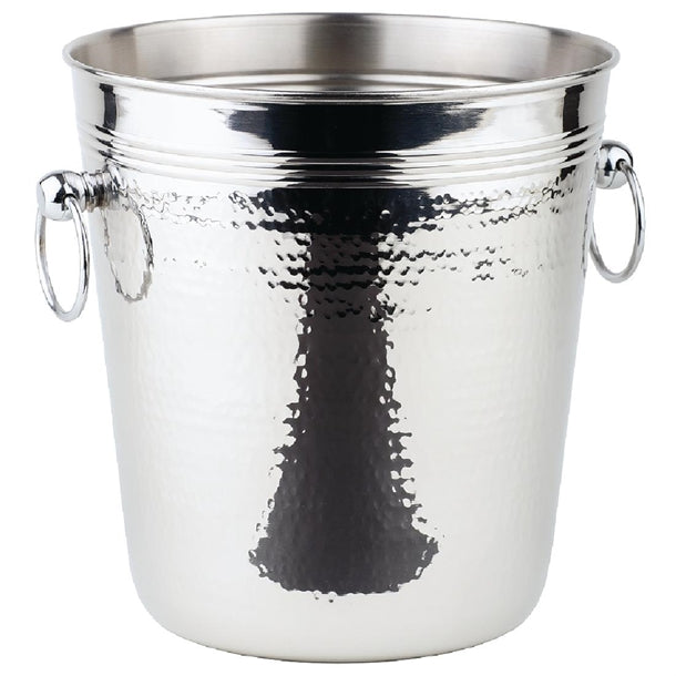 APS Hammered Stainless Steel Wine And Champagne Bucket cb883