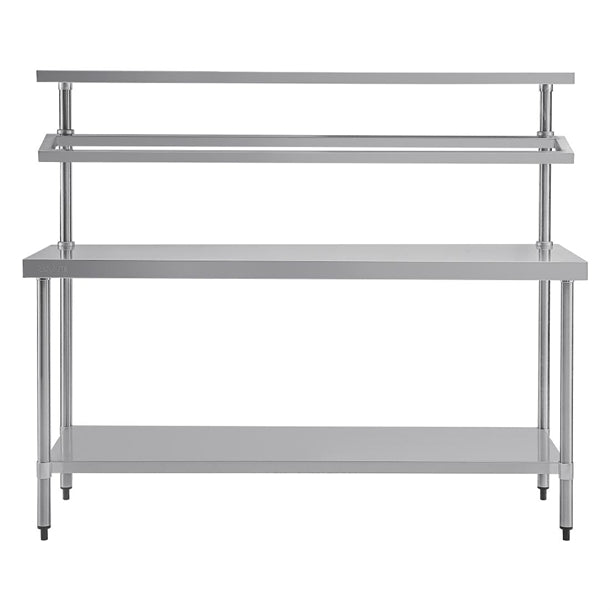 Vogue Stainless Steel Prep Station With Gantry 600(D)mm p_cb908