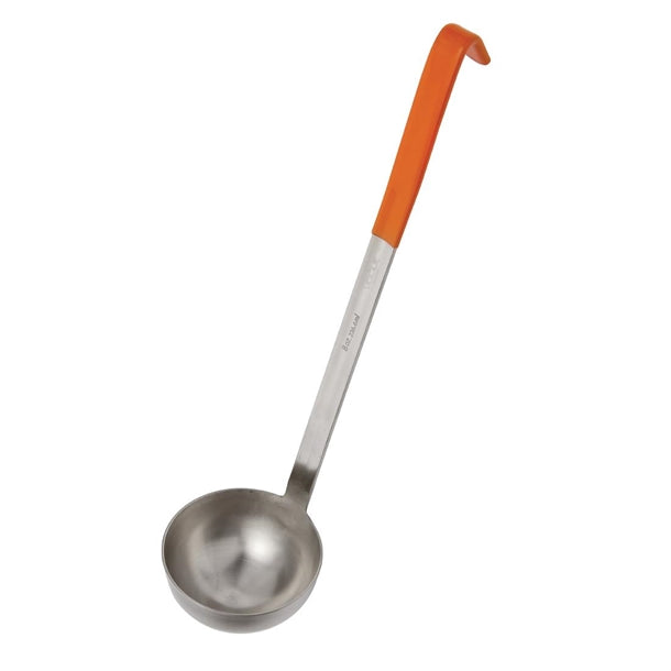 Vogue Heavy Duty Colour Coded Ladle Orange 237ml cd149