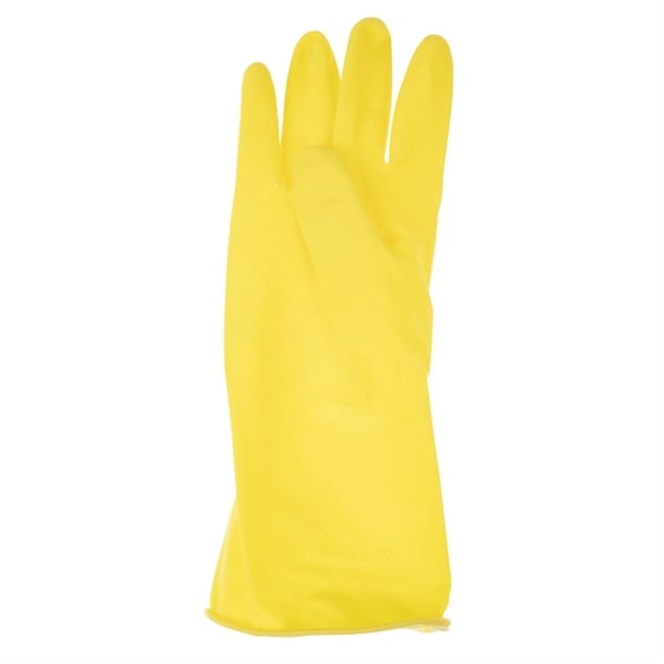 Jantex Latex Household Glove Yellow p_cd793