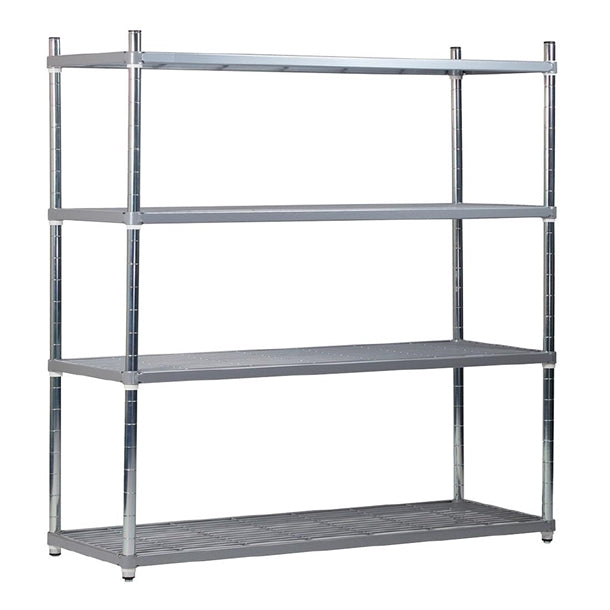 Craven 4 Tier Nylon Coated Wire Shelving 1700(H) x 591(D)mm p_ce112