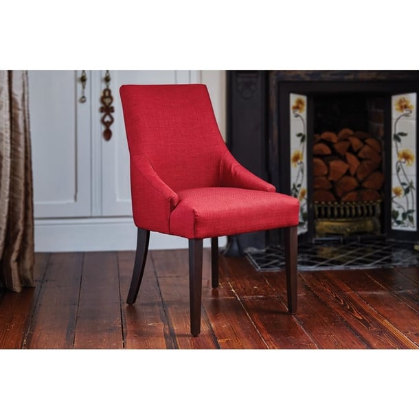 Bolero Dark Red Finesse Dining Chairs (2 Pack) cf368