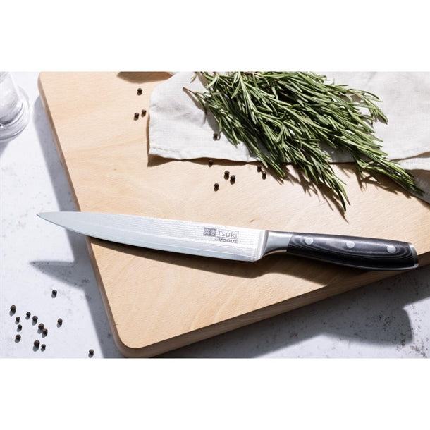 Vogue Tsuki Series 7 Carving Knife Black 19.8cm cf843
