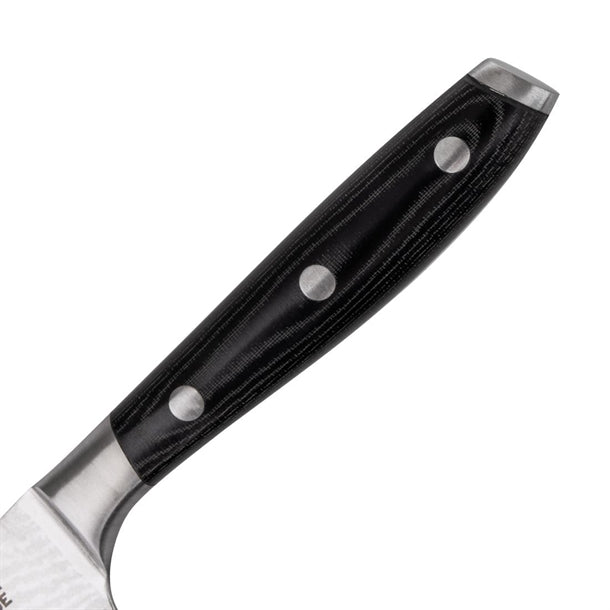 Vogue Tsuki Series 7 Santoku Knife Black 14.3cm cf845