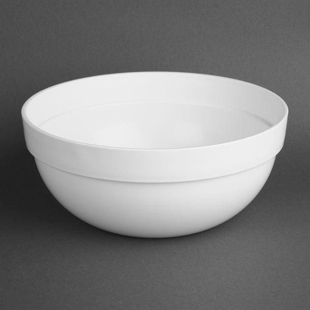 Nisbets Essentials Polypropylene White Mixing Bowl 3Ltr ch399