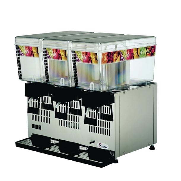 Santos Cold Drink Dispenser 3 Bowls 34-3A ck798