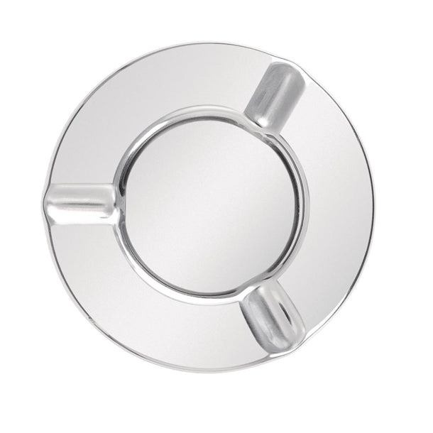 Olympia Stainless Steel Windproof Ashtray 90mm (6 Pack) cm368