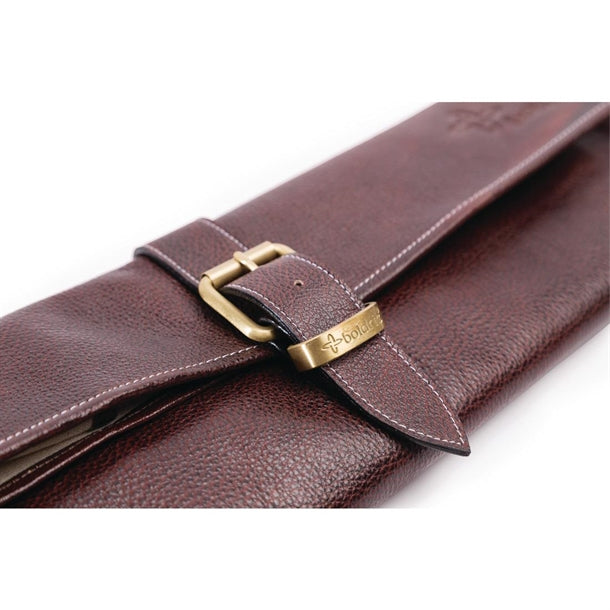 Boldric One Buckle Leather Knife Bag 8 Slots cm556