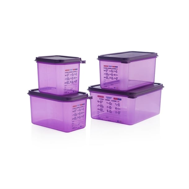 Araven Allergen Polypropylene 1/2 Gastronorm Food Container 10Ltr cm789