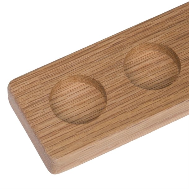 Olympia Oak Wood 6 Shot Wooden Paddle Board 500mm cn508