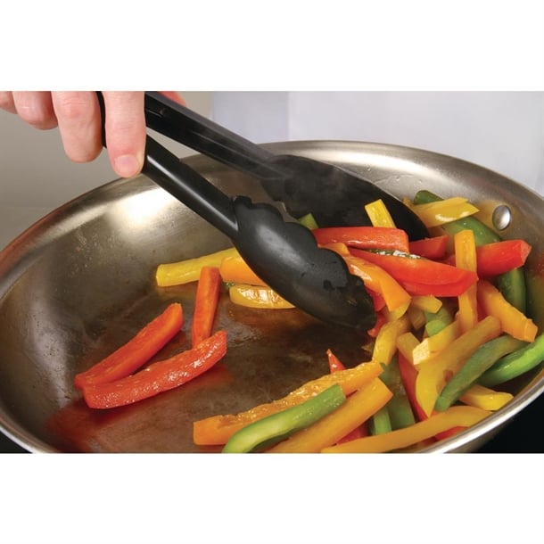 Mercer Culinary Hells Tools Utility Tongs Black 240mm cn634