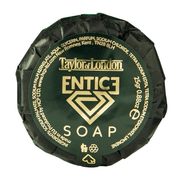 Hotel Complimentary Taylor of London Entice Pleated Soap 25g (100 Pack) cu233